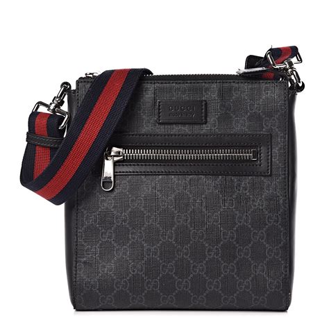 gucci gg supreme messenger bag ebay|gg black small messenger bag.